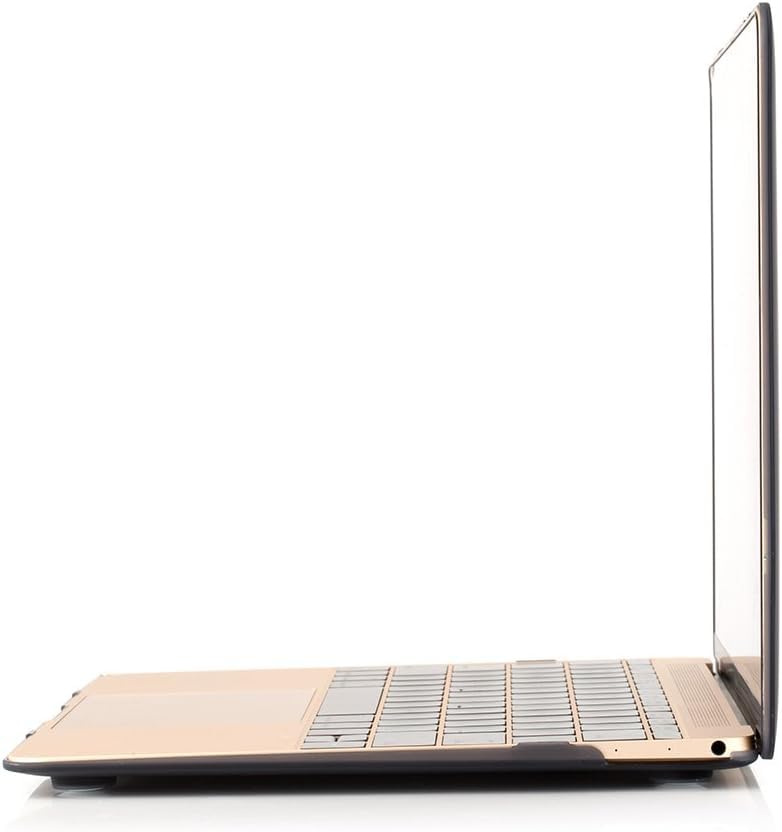 RUBAN Case Compatible with MacBook 12 Inch A1534 - Slim Snap On Hard Shell Protective Cover and Keyboard Cover, Red - Image 3